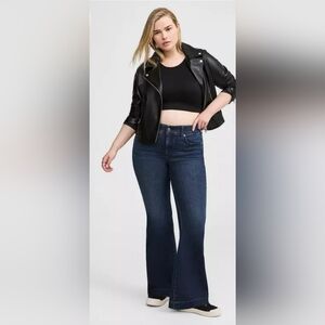 Dark Indigo Flare Women's Jeans